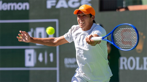  Learner Tien cứu 2 match-point, lần đầu vào tứ kết Indian Wells