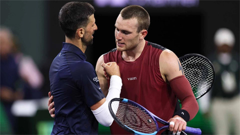  Djokovic bị loại trước thềm tứ kết Indian Wells