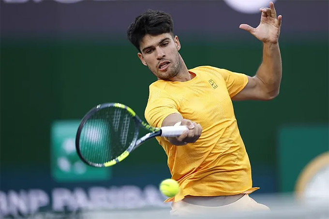 Alcaraz tiếp tục thể hiện phong độ hủy diệt từ đầu năm 2026
