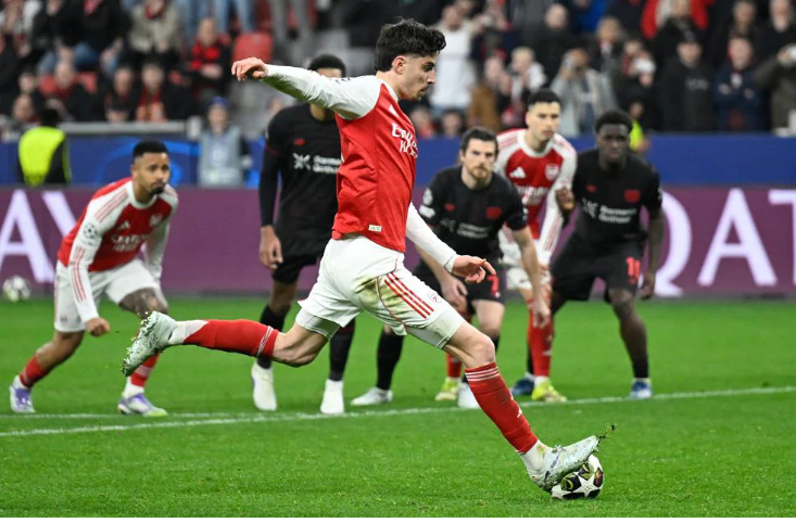 Havertz ghi bàn giúp Arsenal thoát thua trước Leverkusen