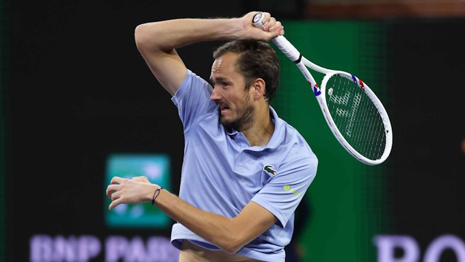 Daniil Medvedev vào bán kết Indian Wells năm thứ tư liên tiếp. Ảnh: ATP