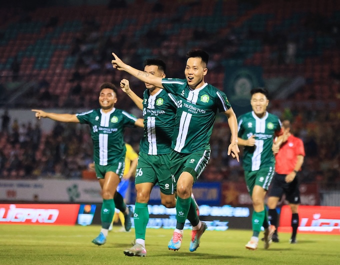 Lê Thanh Bình và các đồng đội đang chơi khá tốt