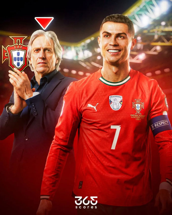 Ronaldo muốn HLV Jorge Jesus dẫn dắt ĐT Bồ Đào Nha