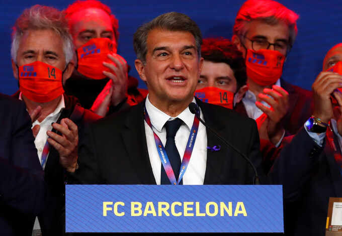Laporta là đương kim chủ tịch Barca