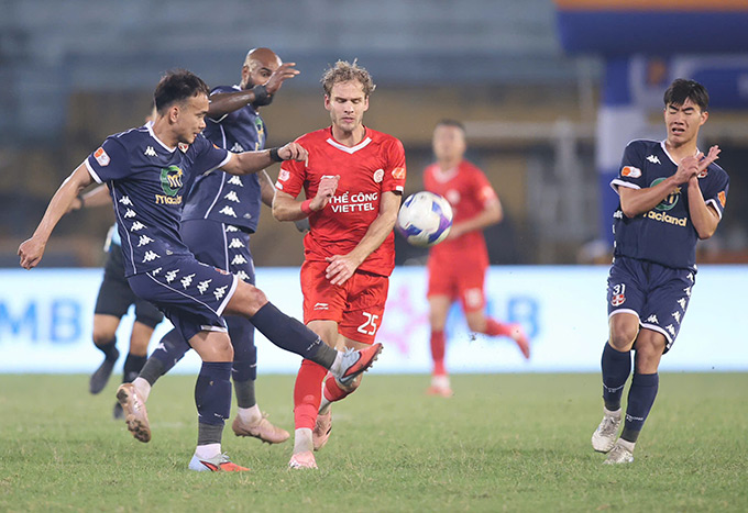 Hải Phòng không thể ngăn cản Thể Công Viettel - Ảnh: Minh Tuấn 