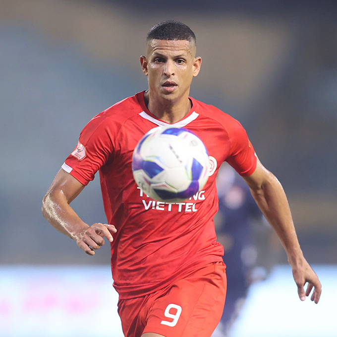 Lucao ghi bàn duy nhất cho Thể Công Viettel - Ảnh: Minh Tuấn 