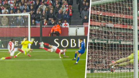  Fan Arsenal yêu cầu dựng tượng Calafiori sau pha cứu thua điên rồ