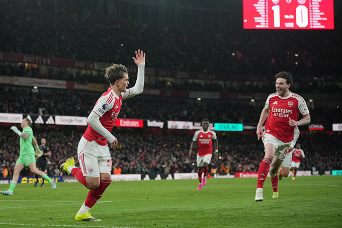 Chiến thắng quan trọng của Arsenal trước Everton