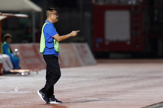 HLV Trần Tiến Đại có trận ra mắt PVF-CAND không thành công