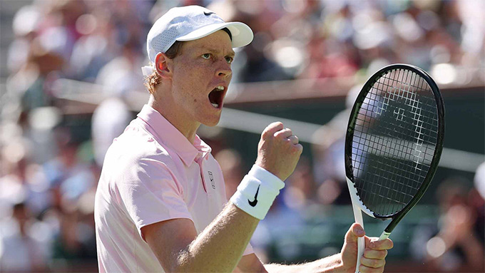 Sinner lần đầu tiên đăng quang tại Indian Wells