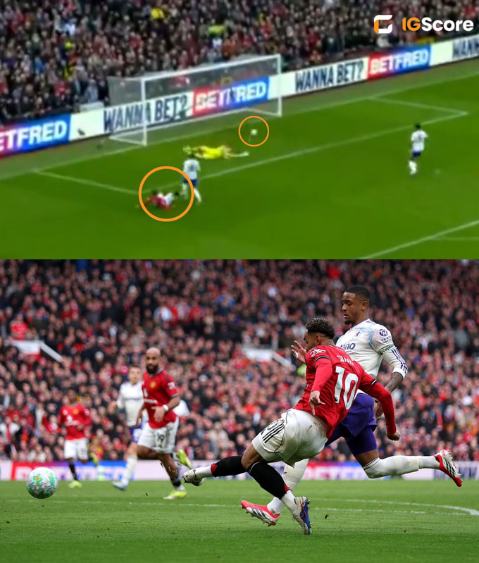 Cunha ghi bàn nâng tỷ số lên 2-1 và đây chính là bước ngoặt của trận đấu