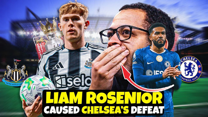 Nhưng trận thảm bại trước PSG và mới nhất là trận thua Newcastle khiến Rosenior đang đối diện áp lực khổng lồ