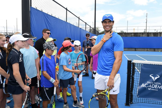 Pickleball sẽ được đưa vào hệ thống đào tạo tại học viện của Nadal. Ảnh: Rafa Nadal Academy