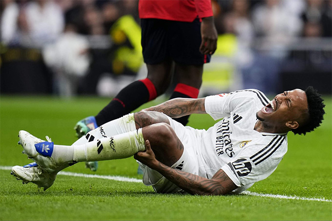 Real Madrid đang hứng chịu cơn bão chấn thương rất lớn