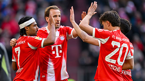  Bayern đè bẹp Union Berlin 4-0, vững vàng ngôi đầu Bundesliga