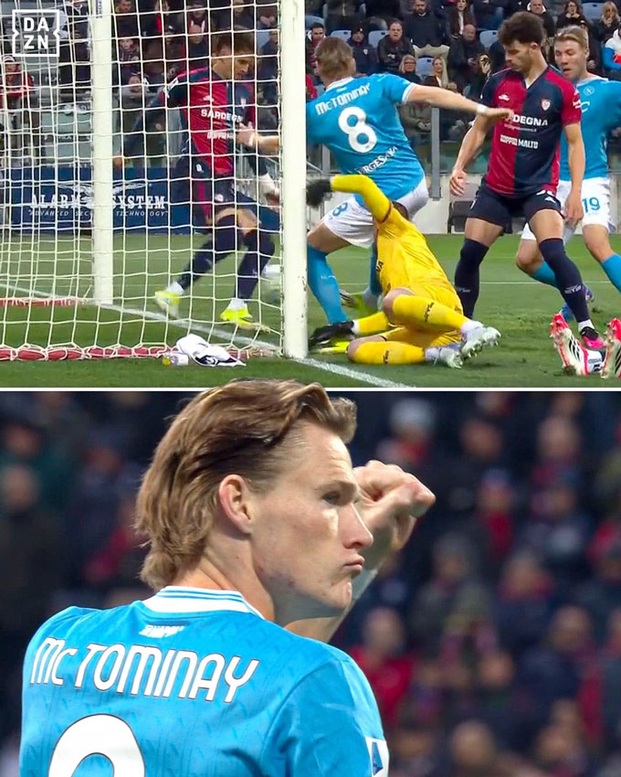 McTominay ghi bàn duy nhất của trận đấu. Ảnh: Twitter