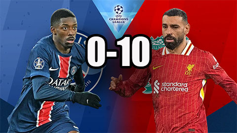 Đá thế này thì Liverpool có thể thua PSG tới 0-10
