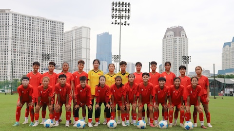  ĐT U17 nữ Việt Nam tập trung chuẩn bị cho giải châu Á