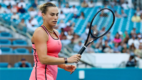  Aryna Sabalenka gặp lại đối thủ nhiều duyên nợ ở bán kết Miami Mở rộng