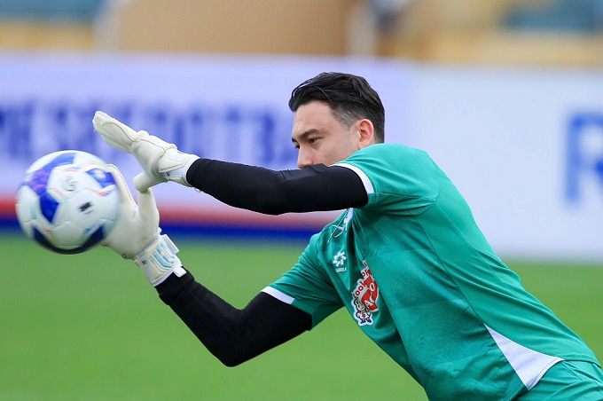 Thủ môn Đặng Văn Lâm - Ảnh: Đức Cường 