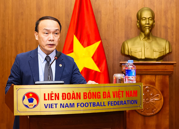 Tổng thư ký VFF - Nguyễn Văn Phú nhấn mạnh giải U15 Quốc gia đóng vai trò quan trọng trong phát hiện, bồi dưỡng T năng trẻ 
