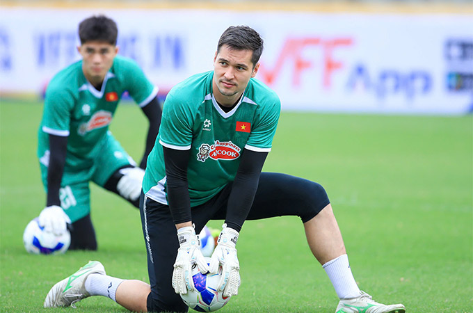 Nguyễn Filip trở lại ĐT Việt Nam sau thời gian vắng mặt vì xuống phong độ - Ảnh: Đức Cường 