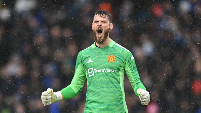  De Gea khi còn khoác áo MU. Ảnh Twitter nhân vật.