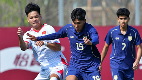  U23 Việt Nam chấm dứt chuỗi toàn thắng trước U23 Thái Lan