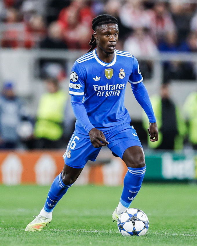 Camavinga không được ra sân nhiều tại Real và muốn ra đi. Ảnh: Twitter nhân vật