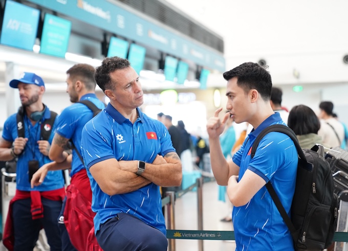 HLV Diego Giustozzi đang từng bước trẻ hóa đội tuyển futsal Việt Nam