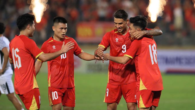 Đỗ Hoàng Hên đã thể hiện khá tốt trong trận giao hữu mới đây. Ảnh - Minh Tuấn