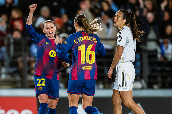 Barca tiếp tục khẳng định sự áp đảo ở El Clasico nữ
