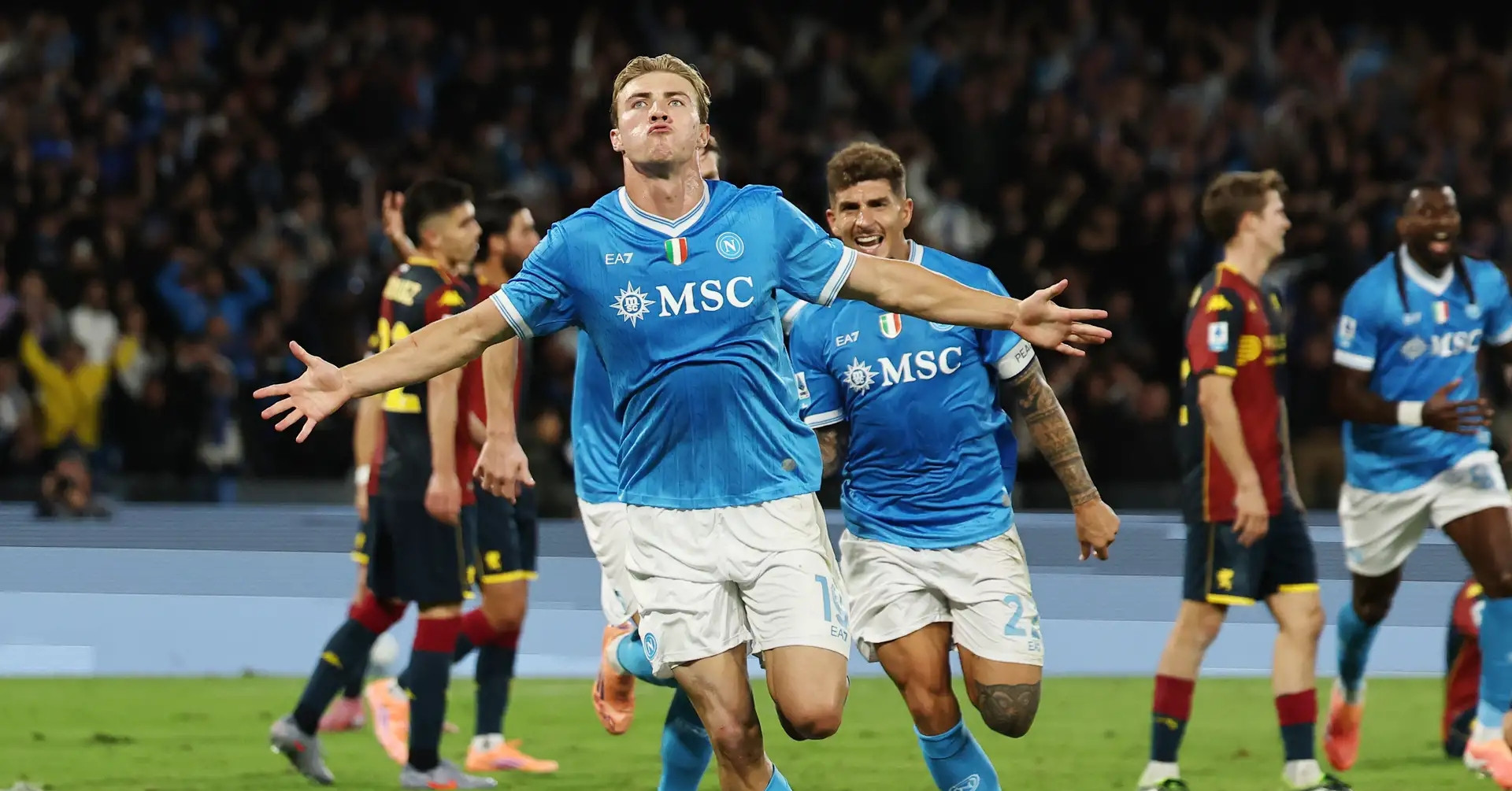 Hojlund đã ghi 10 bàn sau 26 trận cho Napoli ở Serie A 2025/26