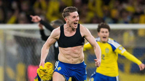  Gyokeres lập công giúp Thụy Điển vượt qua vòng play-off World Cup
