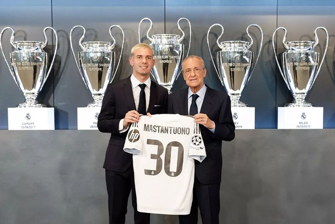 Real Madrid đã phải chi rất đậm để có được Mastantuono