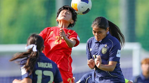  Thái Lan thắng trận đầu tiên ở VCK U17 nữ châu Á 2026