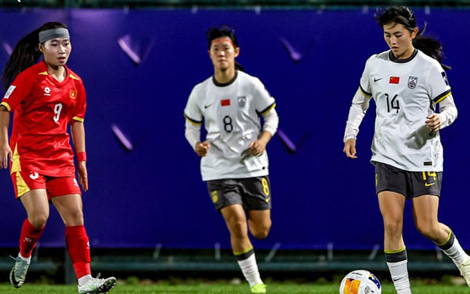 U17 nữ Việt Nam thua thiệt về chuyên môn và tầm vóc so với U17 nữ Trung Quốc