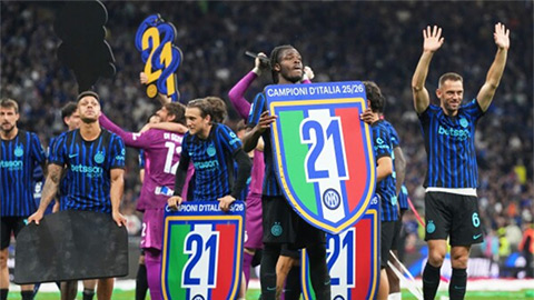 Top các CLB vô địch quốc gia nhiều nhất: Inter Milan vượt mặt MU và Liverpool