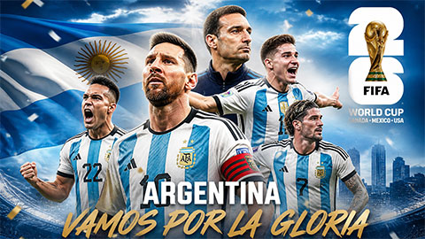 Đội tuyển Argentina ở World Cup 2026: Tham vọng sánh bước Brazil