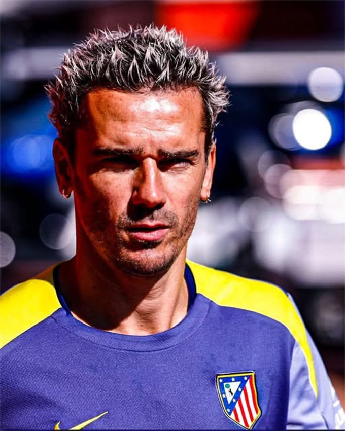 Griezmann vừa để kiểu tóc mới với quyết tâm đưa Atletico trở lại chung kết Champions League sau 10 năm
