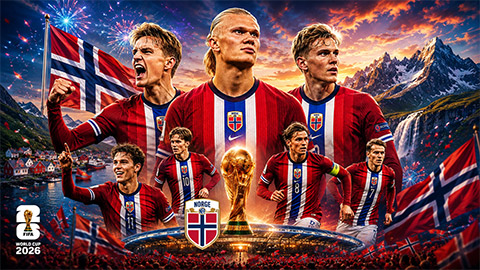  Đội tuyển Na Uy ở World Cup 2026: Gánh nặng đặt cả lên vai 'tân thế hệ vàng'