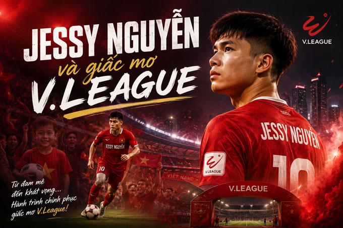 Jessy Nguyễn vẫn luôn khát khao được ra sân tại V.League