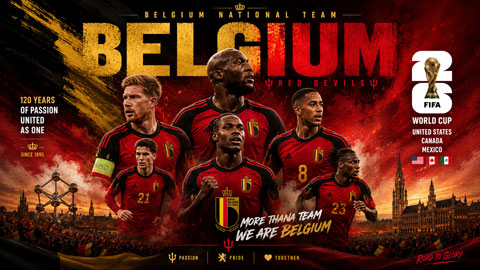  Đội tuyển Bỉ tại World Cup 2026: Trông cả vào Romelu Lukaku