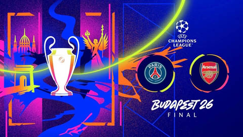 Lịch thi đấu chung kết Champions League PSG vs Arsenal