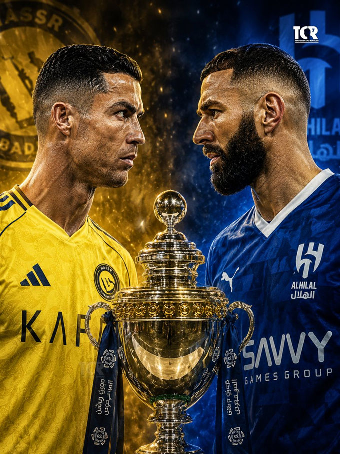 Ronaldo và Al Nassr cần đánh bại Al Hilal của Benzema để vô địch - Ảnh: @TeamCRonaldo