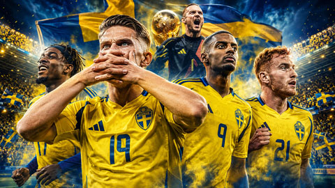  Đội tuyển Thụy Điển ở World Cup 2026: 'Phù thủy' Potter có làm nên kỳ tích?