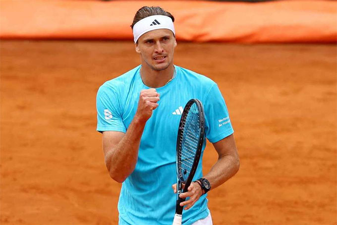 Zverev khởi đầu nhọc nhằn ở Rome Masters. Ảnh: ATP