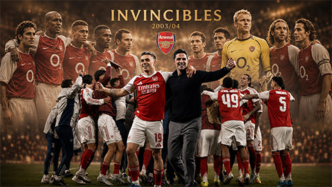  Arsenal chỉ còn cách sự bất tử 2 chiến thắng