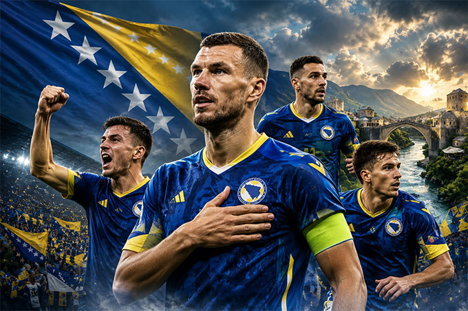 ĐT Bosnia đã giành chiến thắng ở 2 loạt đá luân lưu 11m để có vé dự World Cup 2026