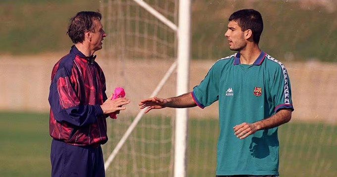 Pep chịu ảnh hưởng rất nhiều từ Cruyff